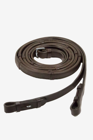 Lederzügel mit Stoppern und Grip