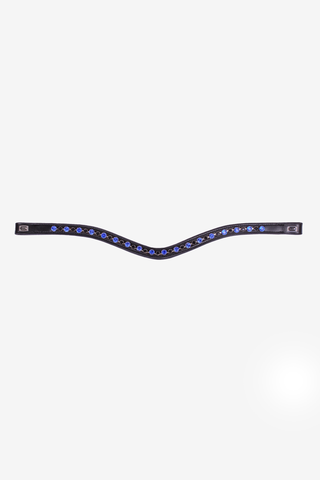 Browband E-Logo Black Blue/Black
