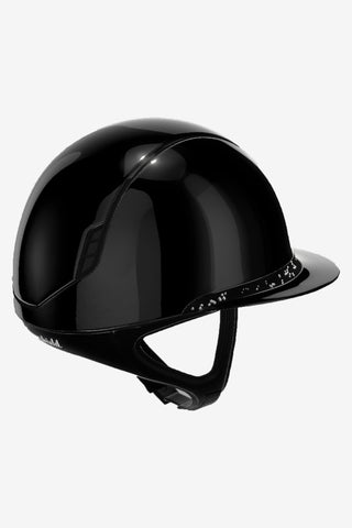 2.0 Miss Shield Glossy Frontal Band Crystal Leaf Matt Schwarz