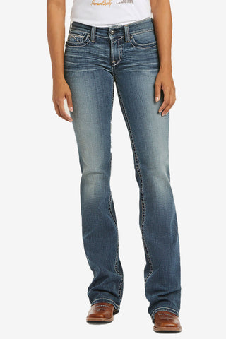 Whipstitch Rainstorm Boot Cut Jeans
