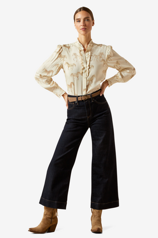 Blouse Cricklade Imprimé Cheval