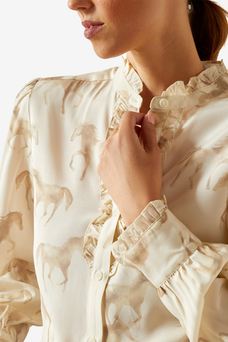 Blouse Cricklade Imprimé Cheval