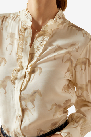 Blouse Cricklade Imprimé Cheval