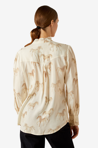 Blouse Cricklade Imprimé Cheval