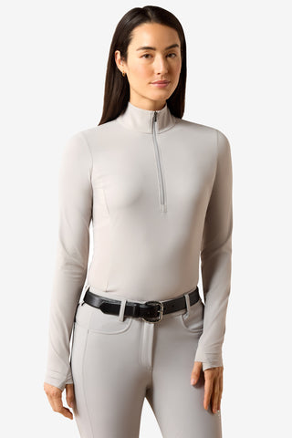 Ariat Solveil 1/2 Zip LS Show Grey