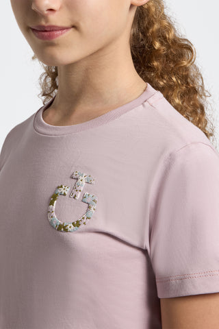 T-Shirt Flower Junior Violet Ice