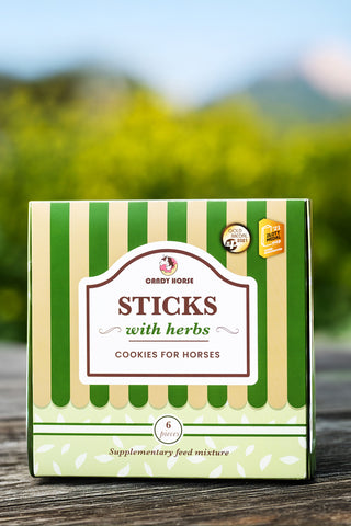 Hestegodbid Sticks Herbs 6-pak