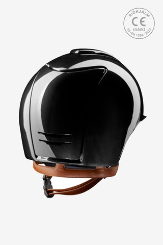 Cromo 2.0 Ridhjälm Shine Svart Beiga Band