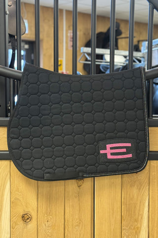 Tapis de saut Octagon E-logo Noir/Noir/Rose