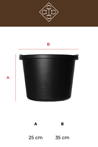 Water Bucket 12L Brown