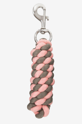 Halstertouw Katoen 1,5m Roze/Grijs