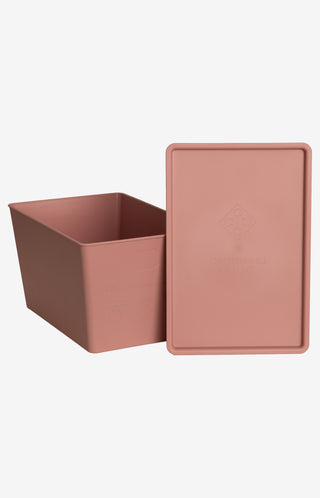 Grooming Feed Box with Lid 7L Old Rose
