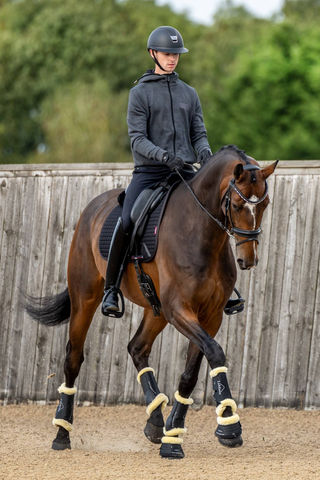 Motionflex protections de dressage mouton synthétique noir