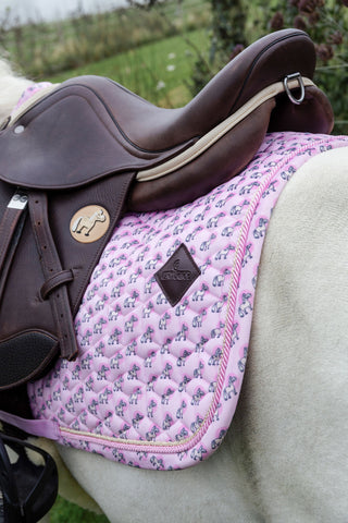 Sammy Tapis de Selle Poney Old Rose
