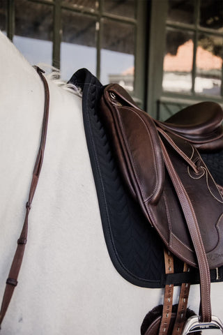 Visgraat Zadeldek Zwart