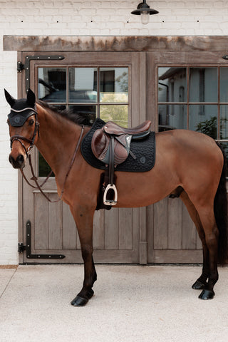 Springzadeldek Sparkling Black