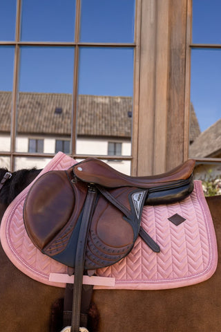 Springunderlag Velvet Mini Pearls Old Rose