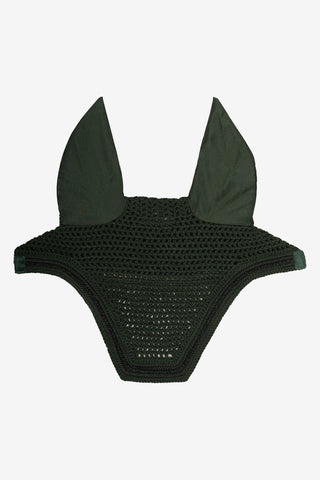 Fly Veil Velvet Mini Pearls Pine Green