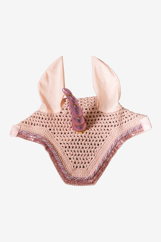 Bonnet Wellington Licorne Pailleté Rose Clair