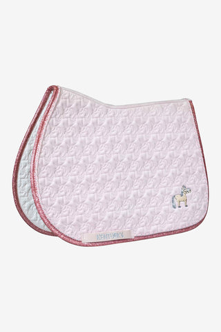 Tapis de saut Licorne Pailleté Rose Clair