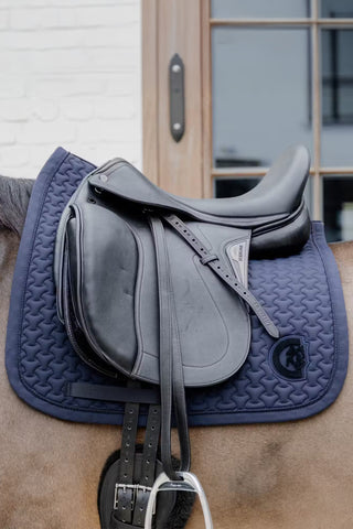 Tapis de selle 3D Logo Navy