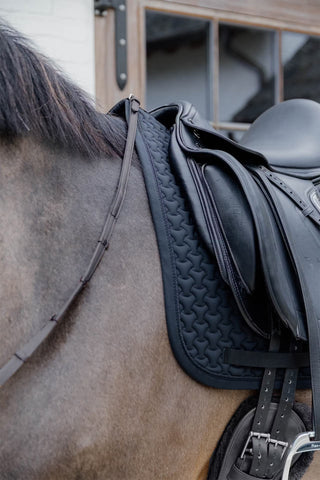 3D Logo Saddle Pad Black