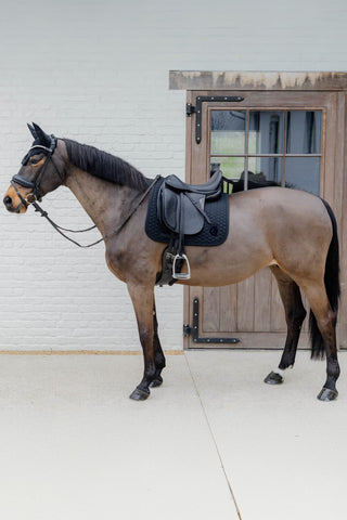 3D Logo Saddle Pad Black