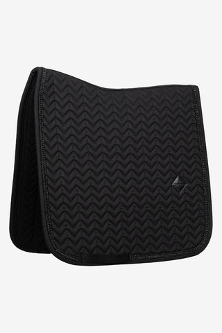 Black Saddle Pad with Metal Chain