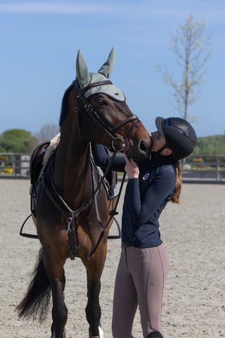 Reithose KLKira H Knie Grip Brown Iron