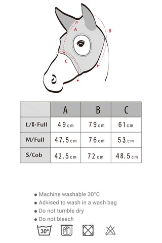 Titanium Masker Zonder Oren Zwart