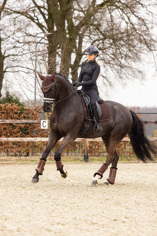 Suède Crystal Dressuur Schabrak