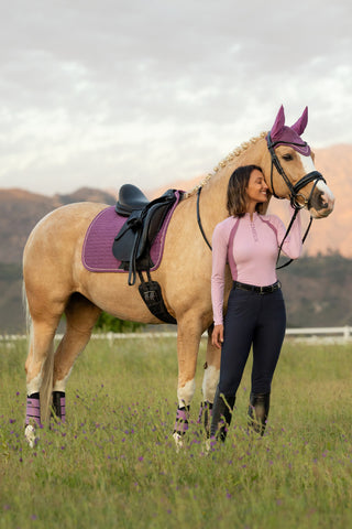 Dressyrschabrak Sammet Mallow