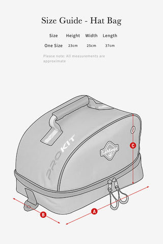 Elite Pro Helmtasche Schwarz