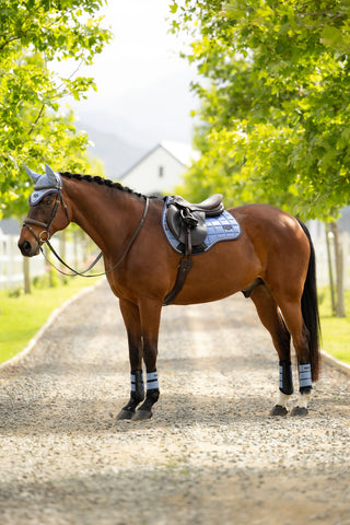 Tapis de selle saut Loire Classic GP Powder Blue