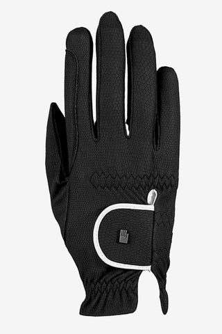 Lona Reithandschuhe Schwarz/Weiß