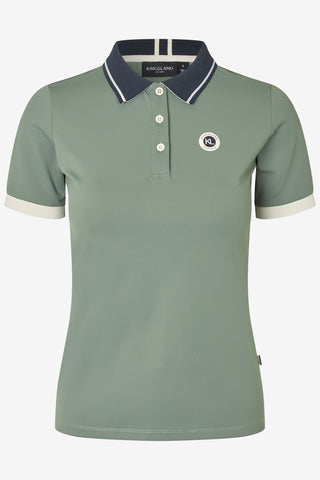 Poloshirt KLLaura Green Agave