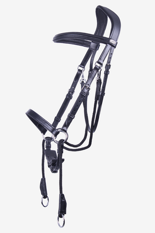 Ceto Bettløst Trense inklusive tøjler Sort