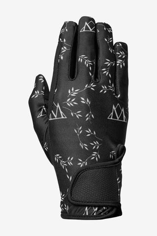 Gants d'équitation Flora Noir