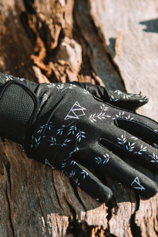 Gants d'équitation Flora Noir