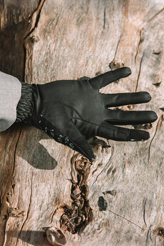 Gants d'équitation Flora Noir