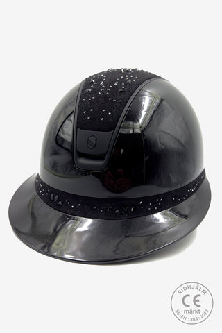 Reithelm 2.0 Miss Shield Glossy Crystal Bloom Matt Schwarz