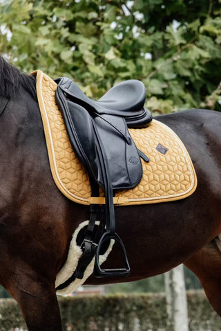 Schabracke Samt Senf