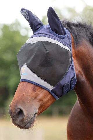 Fliegenhaube mit Ohren Navy