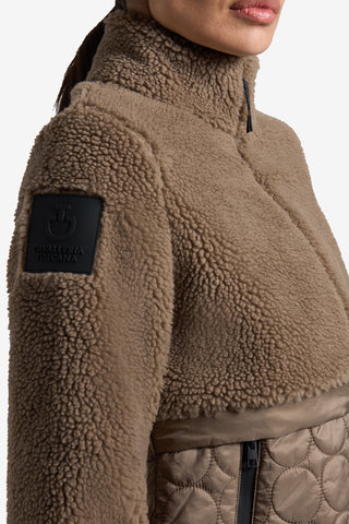 Teddyfleece Tröja Brun