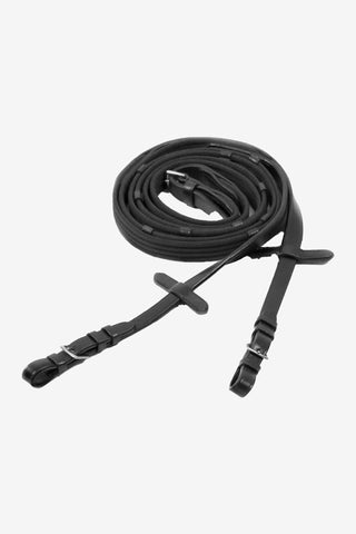 Schockemöhle Web Tøjler Neo Line Sort Sølv