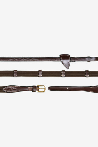 Vævribbet tøjle 16mm Dyon Collection Brun