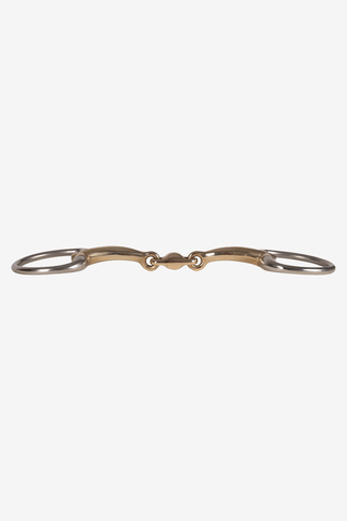 Eggbutt Bit Double Jointed Sweet Copper 14mm
