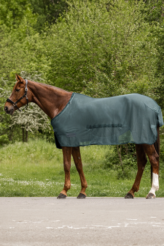 Vliegendeken Comfort met Buikflap Pine Green