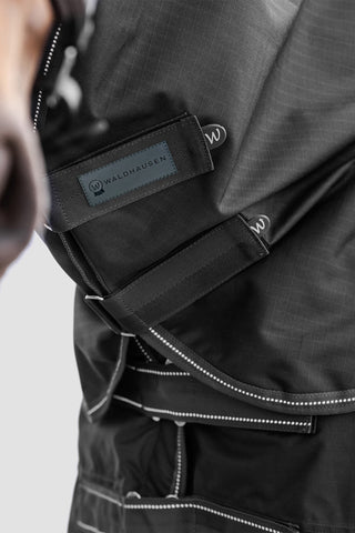 Halsteil für Outdoordecke 600D 200g Schwarz