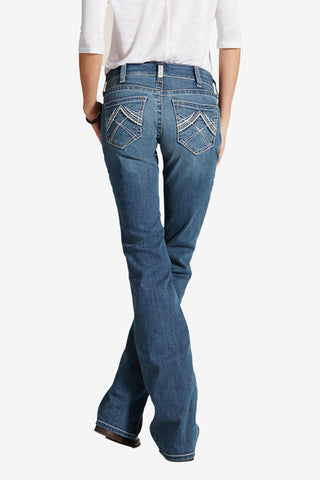 Whipstitch Rainstorm Boot Cut Jeans